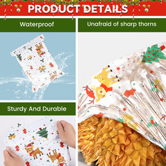 Christmas Poly Mailers Cute Holiday Shipping Bags Custom 6″x9″ 10″x13″ 14.5″x19″