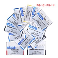 Dental Diamond Burs FG1.6mm Tooth Drill FG101-FG117 Fit for High Speed Handpiece