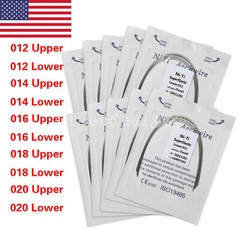 10PCS Dental Orthodontic Niti Reverse Curve Round Arch Wire Super Elastic Wires