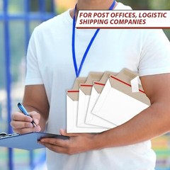 25-200 6.5”X4.5” Proline Rigid Photo Shipping Flats Cardboard Envelope Mailers