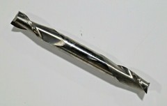 **VARIOUS SIZES** 2 FLUTE DOUBLE END CARBIDE ENDMILL, SEE DROP DOWN FOR AVAIL