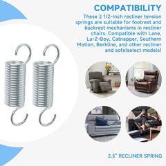 With Hook Extension Tension Spring Wire Dia 1.2 mm Stainless Steel Various Sizes