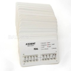 AZDENT Dental Orthodontic Brackets Brace Mini Standard Edgewise Roth MBT 018 022