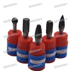 5 Types Dental Tungsten Dental Carbide Bur Cylindrical Cut Cutting Grinder Tool