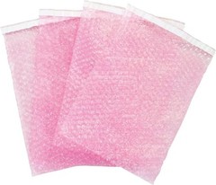 25 – 4×7.5 Anti-Static Bubble Out Pouches Bags Wrap Cushioning Self Seal