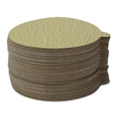 100 Pack – 5 Inch 120 Grit Gold Peel and Stick Adhesive Backed PSA Sanding Discs