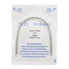 10-100x Dental Ortho Arch Wire Niti Super Elastic Round Rectangular Natural Form