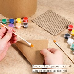 12 x 394 Inch Corrugated Cardboard Roll, Singleface Corrugated Paper Roll B Flut