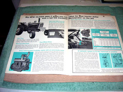 1967 Oliver 7 8 Plow 1950-T Tractor PTO 6 Cylinder Engine Brochure Specs 1950T