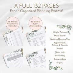 Wedding Planner Book and Organizer – Wedding Planner Book – Bridal Planning B…