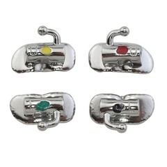 Dental Orthodontic Buccal Tubes 1st 2nd Molar Brackets Roth MBT 0.022 20 Sets 3G