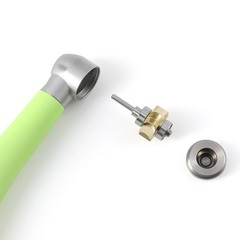 Dental LED Integrate E-generator Plastic High Speed Handpiece 3 Way Spray 4Holes