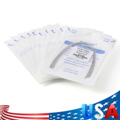 Dental Orthodontic Arch Wire Round Super Elastic NITI Round Ovoid Form AZDENT