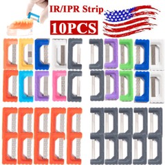 Dental Orthodontic IR/IPR Reduction Strip Kits Interproximal Enamel Strips 10Pcs