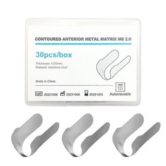 Dental Anterior Twin Matrices Cervical Matrix Blue Strip M8 Restoration Matrices