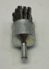 OSBORN Steel Bristle Knotted End Brush 1″ RUFTUF .020 Wire 1/4″ Stem – (RE201)
