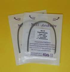 10Pcs/Pack Dental Super Elastic NITI Arch Wires Orthodontic Round Natural Form