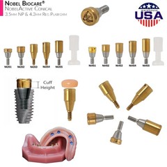 US Dental Locator Overdenture Abutment & Accessories Compatible Multiple Implant