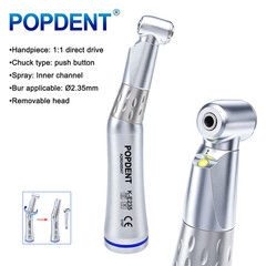 POPDENT K-E235 Dental E-Generator LED Contra Angle Handpiece Low Speed KAV0 Styl
