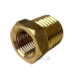 10 Pack 1/4″ Male x 1/8″ Female NPT Hex Reducer Bushing Adapter Pipe Fitting