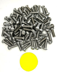 UNBRANDED BUTTON HEAD SOCKET CAP SCREW M8 – 1.25 X 25MM LOT OF 100