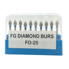 Dental FG Diamond Burs for High Speed Handpiece Friction Grip 5pcs/pack