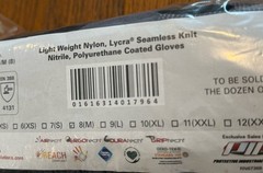 34-874/M MaxiFlex Ultimate Nylon Knit Nitrile Grip Coated Workibg Gloves Novi-B