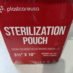 Plastcare USA Self Seal Sterilization Pouch, 3.5″ x 10″, 200/box – Case Of 10