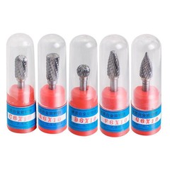 5 Types Dental Tungsten Dental Carbide Bur Cylindrical Cut Cutting Grinder Tool
