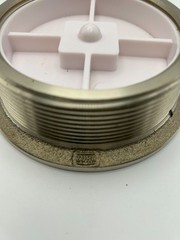 Zurn Co2450-ab4 Adjustable Floor Cleanout Piece Brass, Nickel Top 4”in PVC