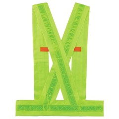 unisex adult Reflective Belt Type O Class 1 Breakaway Sash, Lime, Medium-Larg…