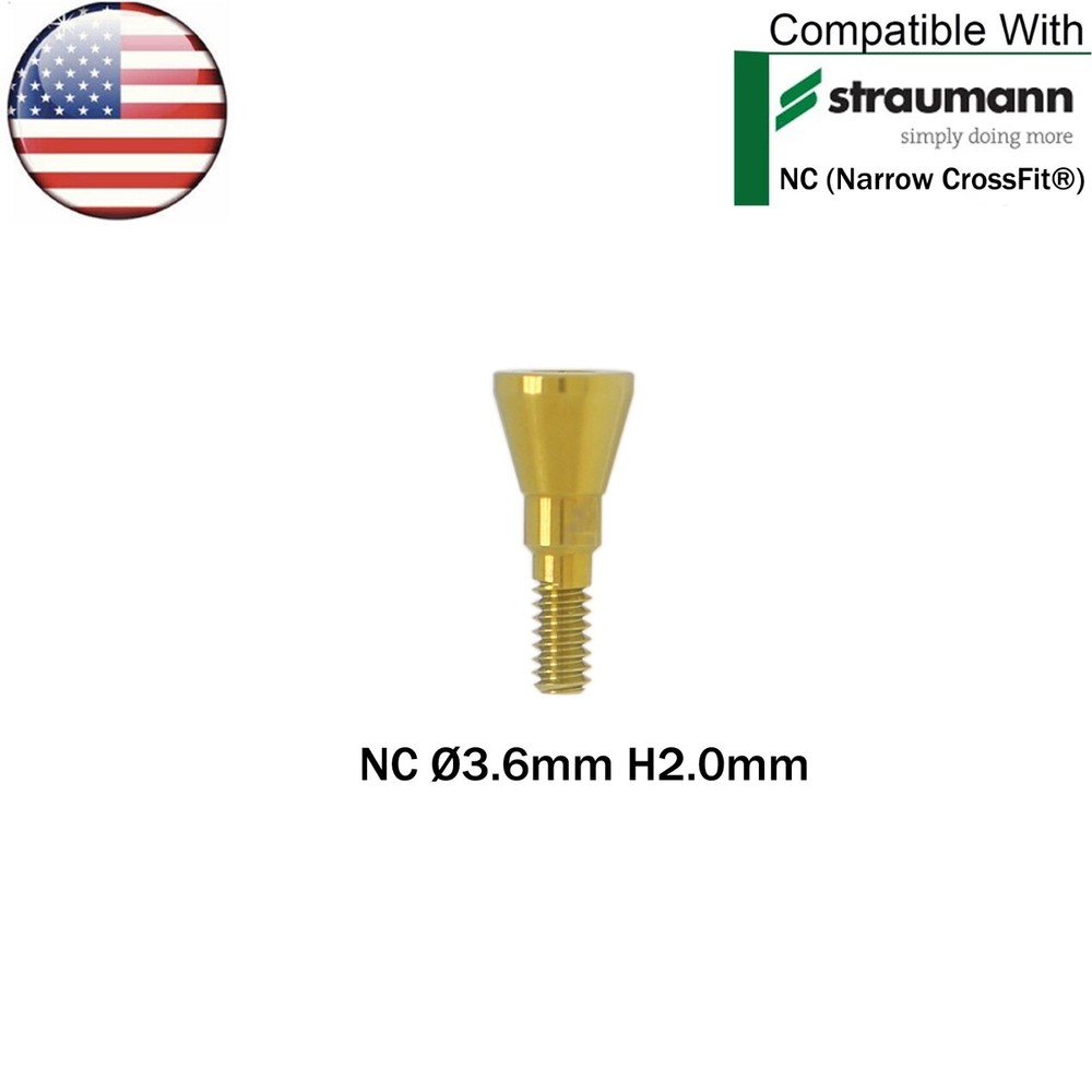 US Dental NC/RC Healing Cap Abutment Cover Screw Fits Straumann ITI BL/BLT