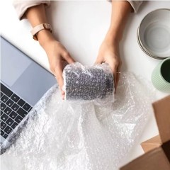 3/16″ SH Small Bubble Cushioning Wrap 700 Feet x 12 inches, clear or white