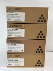 Lot of 4 Genuine Ricoh Aficio SP 3400HA Black Print Cartridge 406465, M850-01