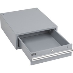 Global Industrial Stacking Workbench Drawer Gray 6″H