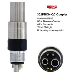 COXO Dental Small Mini Head High Speed Handpiece Fiber Optic Turbine NSK Coupler