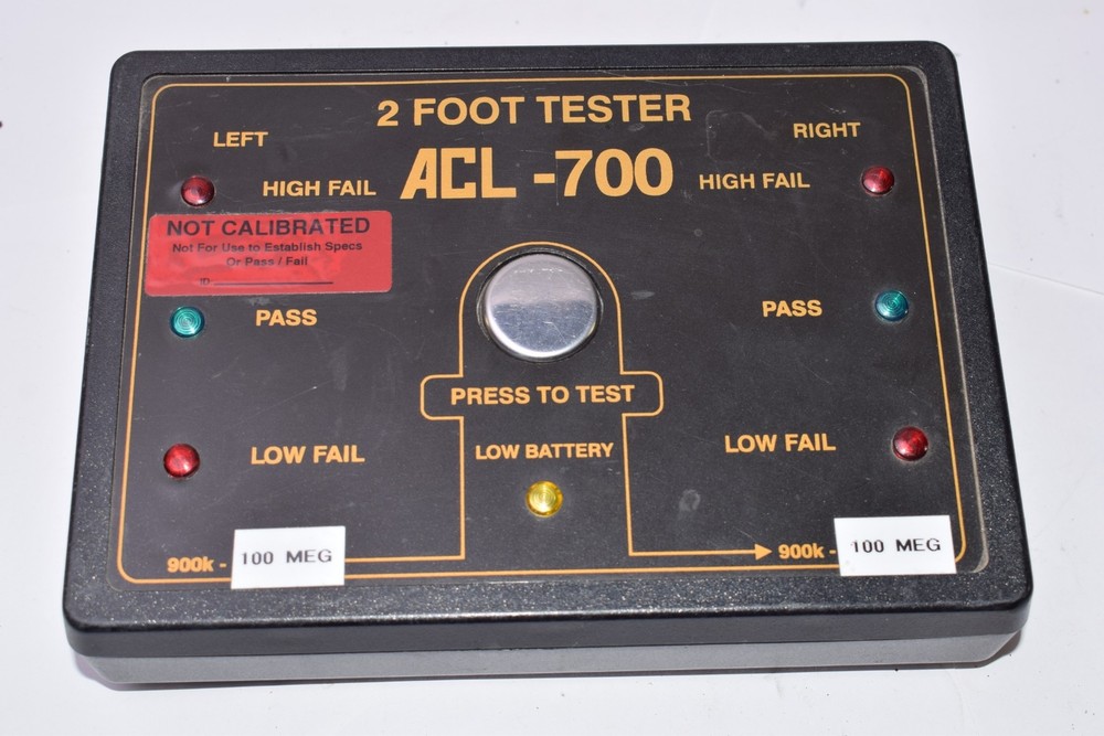 Vintage ACL – 700 2 Foot Tester 900K-100 MEG, SER NO. 31396