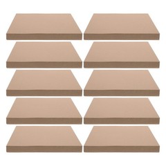 10Pcs Kraft Paper Cardboard Boxes for Shipping Albums Drawings and Documents