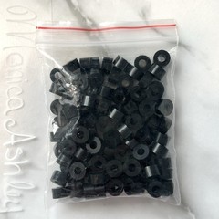 M3 x 4mm Nylon Spacers Standoffs Black Round Spacer 100pcs M3x4mm