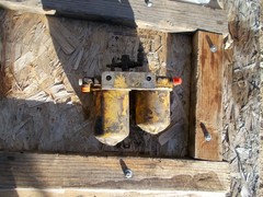 Used 1967 Case W-7 Loader, 301D Engine OEM Fuel Filter Housing # A40435