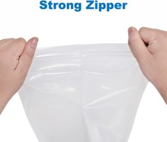 HEAVY DUTY 4 Mil Clear Zip Seal Bags Reclosable Top Lock Polyethylene 4Mil