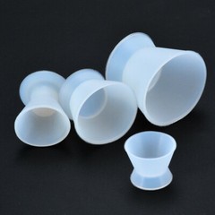 Dental Flexible Lab Silicone Dappen Dish Mixing Cup Suction Rubber No-Stick Bowl
