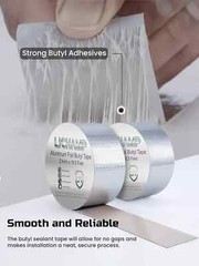 Butyl Waterproof Tape (4 PACK Leak-Proof Roof, RV, Windows, 2″ x16 Feet Long