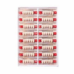 Dental Acrylic Resin Denture False Teeth Upper Lower Full Set A1/A2/A3 Shade USA