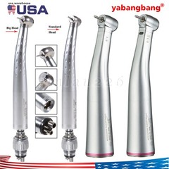 Dental 1:5 Electric (LED) Contra Angle Handpiece /High Speed with 4Holes Coupler