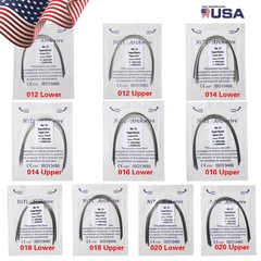 Dental Ortho Supper Elastic Niti Round Arch Wire 012/0.14/0.16/ 0.18/0.20 po