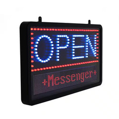 22 In. X 13 In. LED Programmable Message Board Open Sign