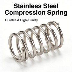 A2 Stainless Steel Heavy Duty Compression Spring 2mm Wire Diameter Various Sizes