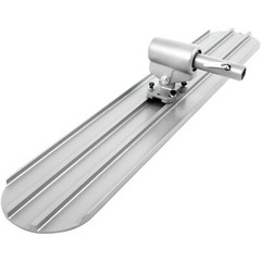 VEVOR Bull Float 48”x8” Concrete Tool Trowel Float 4 Handles Round End