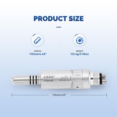 COXO Dental Low Speed Inner Water Straight/Contra Angle/Air Motor Handpiece 4H